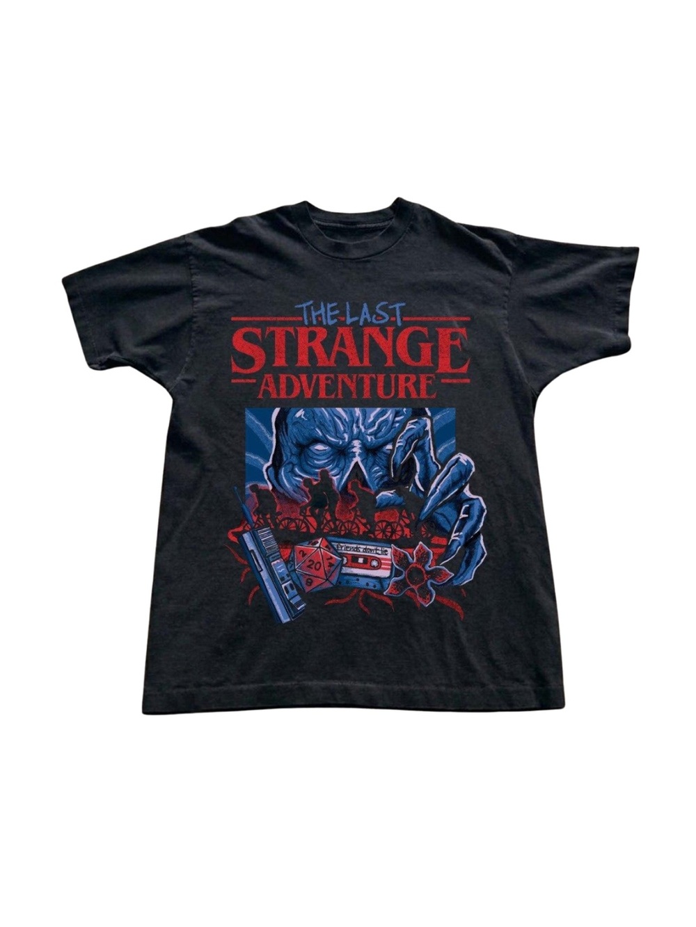 Gildan Black ‘The Last Strange Adventure' Graphic Tee